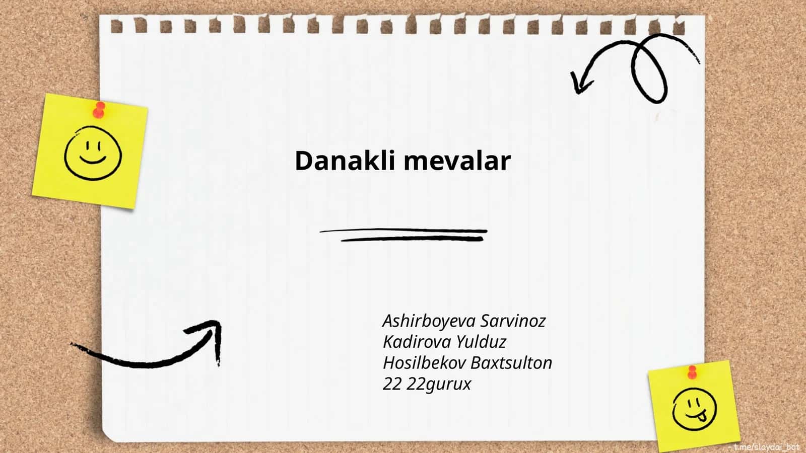 Danakli mevalar 1