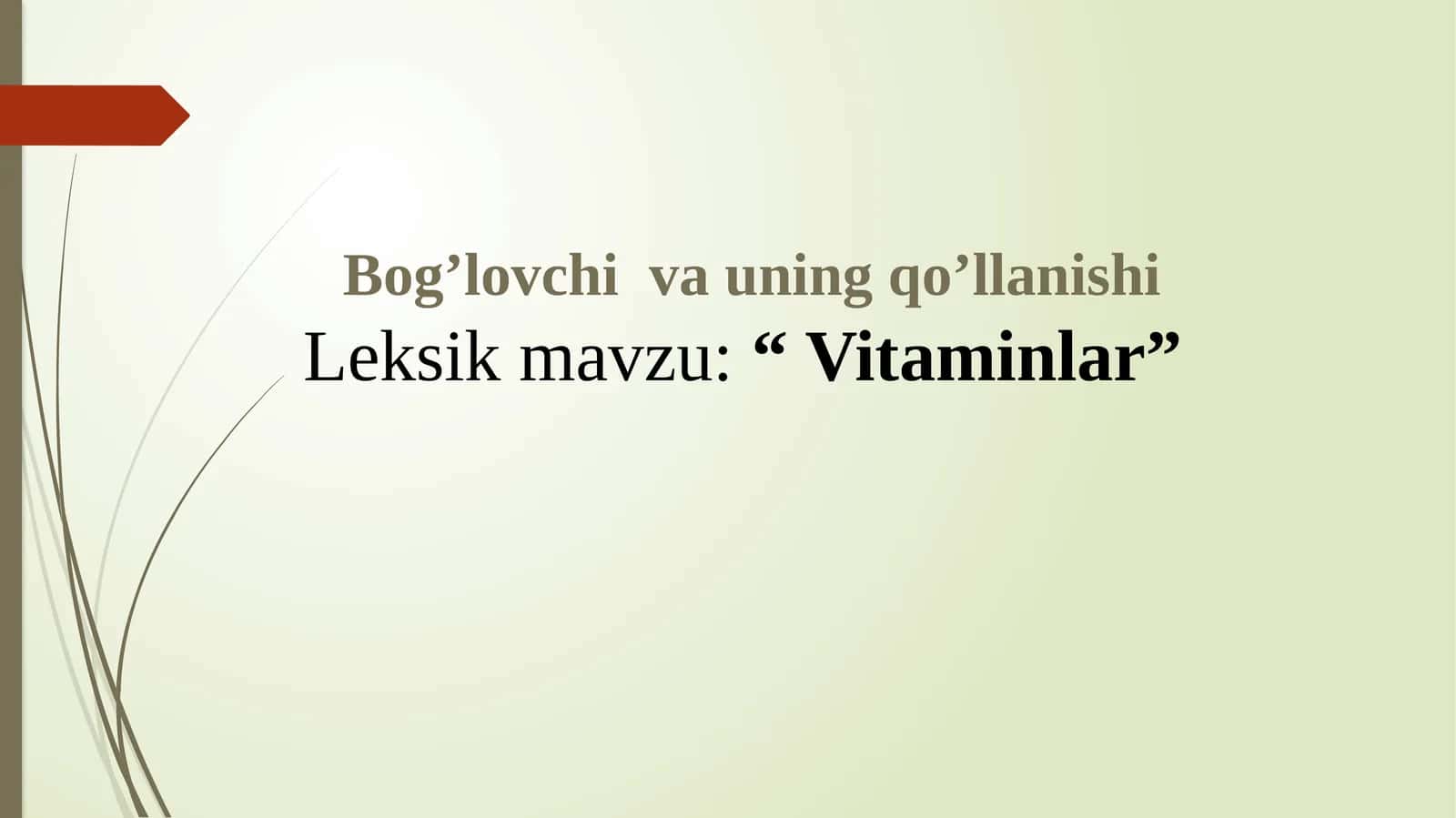 VITAMINLAR 1