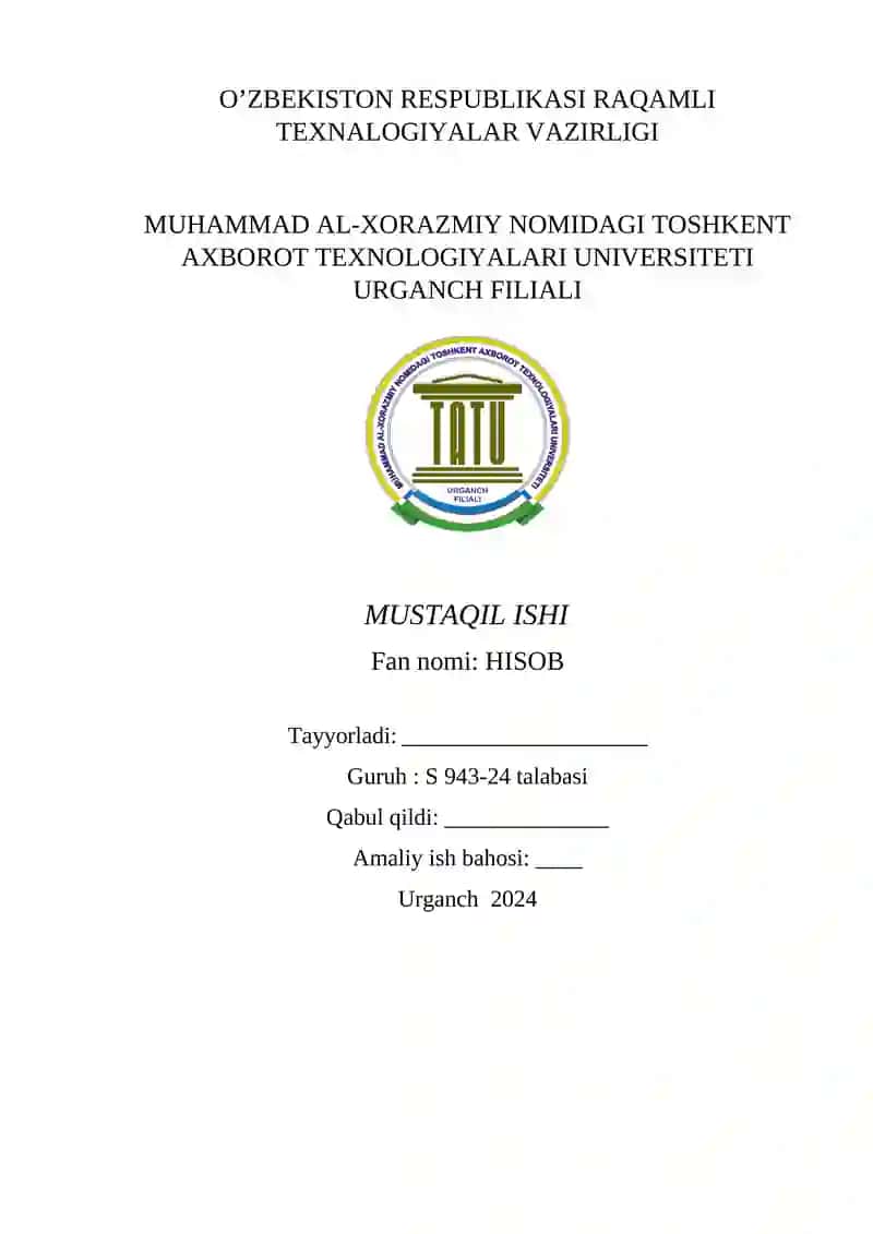 Uch o'lchovli fazoda jismlarning yuza va hajmlarini hisoblashda integral hisob tatbiqlari