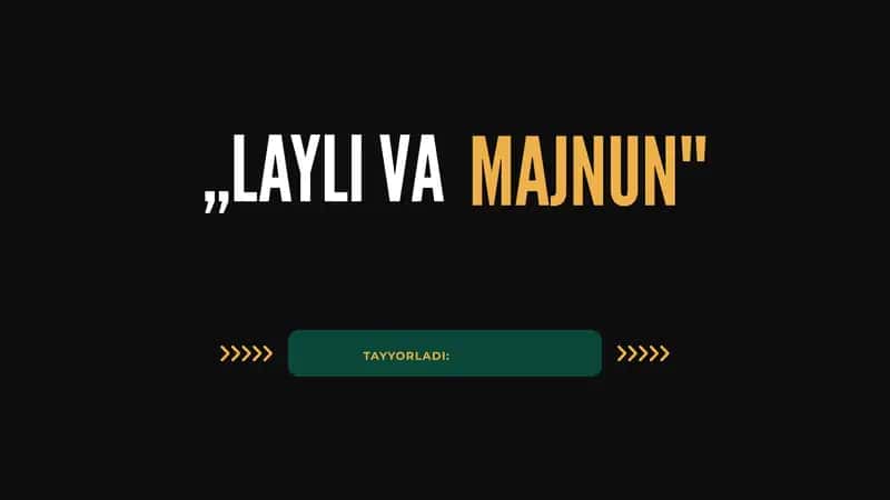 "Layli va Majnun" 1