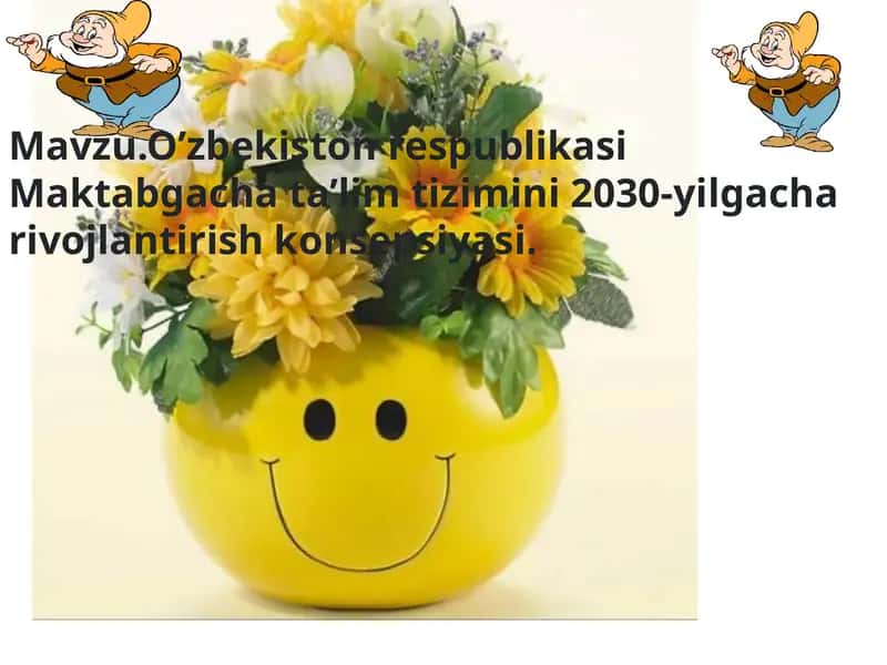 O’zbekiston Respublikasi Maktabgacha Ta’lim Tizimini 2030-yilgacha Rivojlantirish Konsepsiyasi 1
