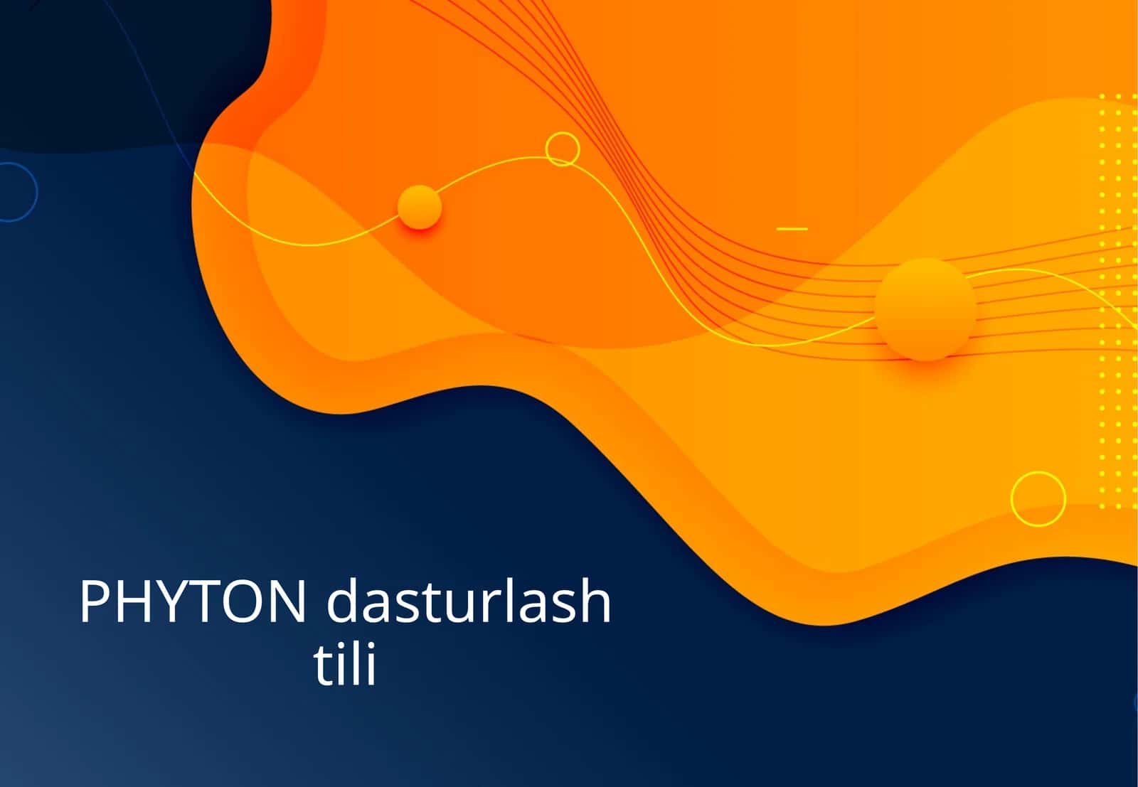 Python dasturlash tili 1