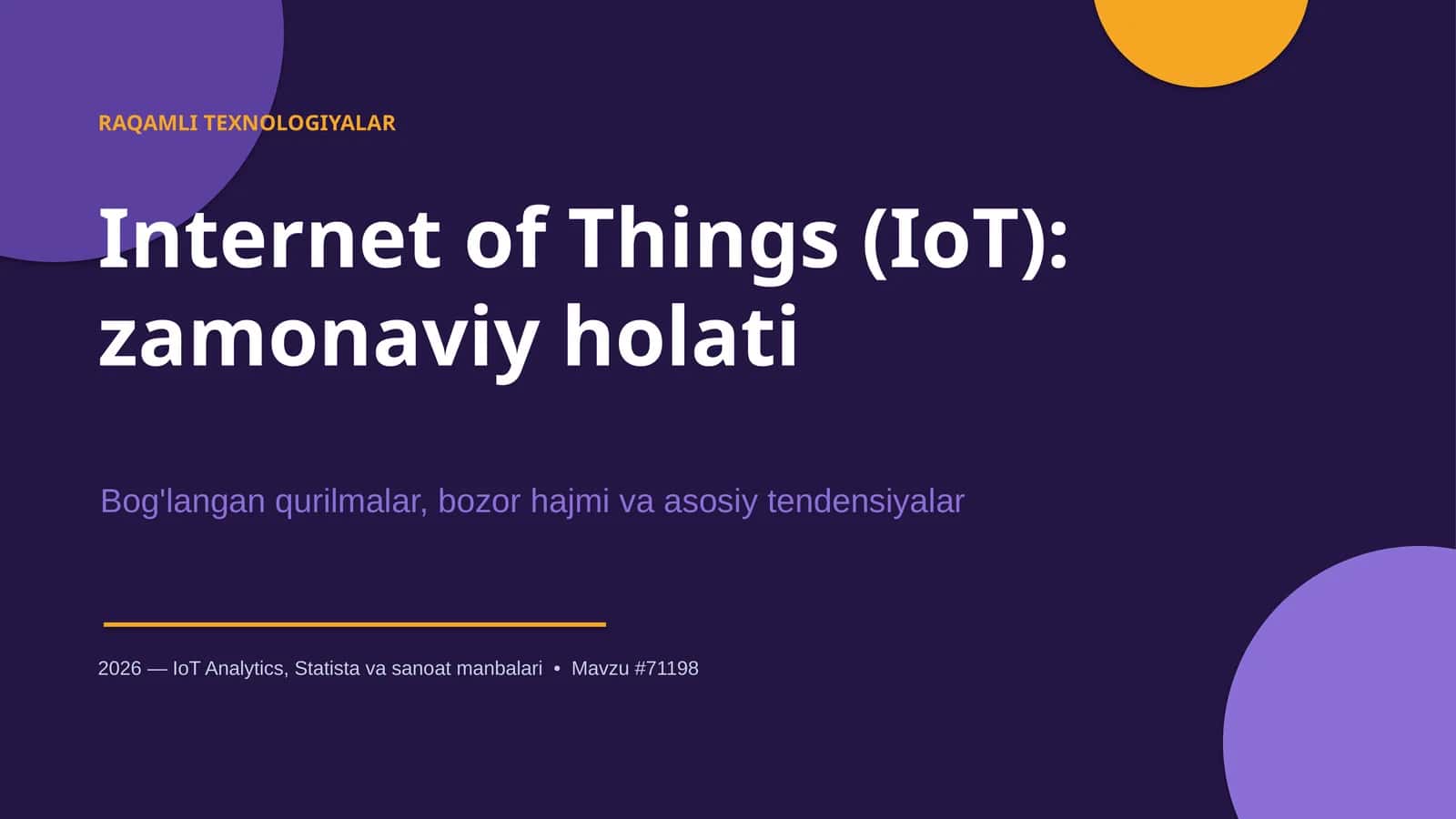 RAQAMLI TEXNOLOGIYALAR 1