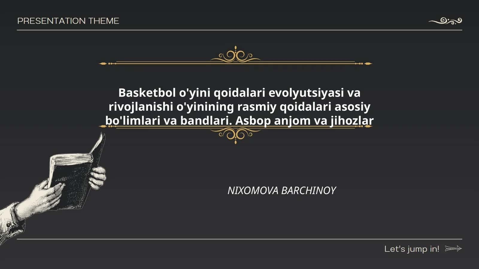 NIXOMOVA BARCHINOY 1