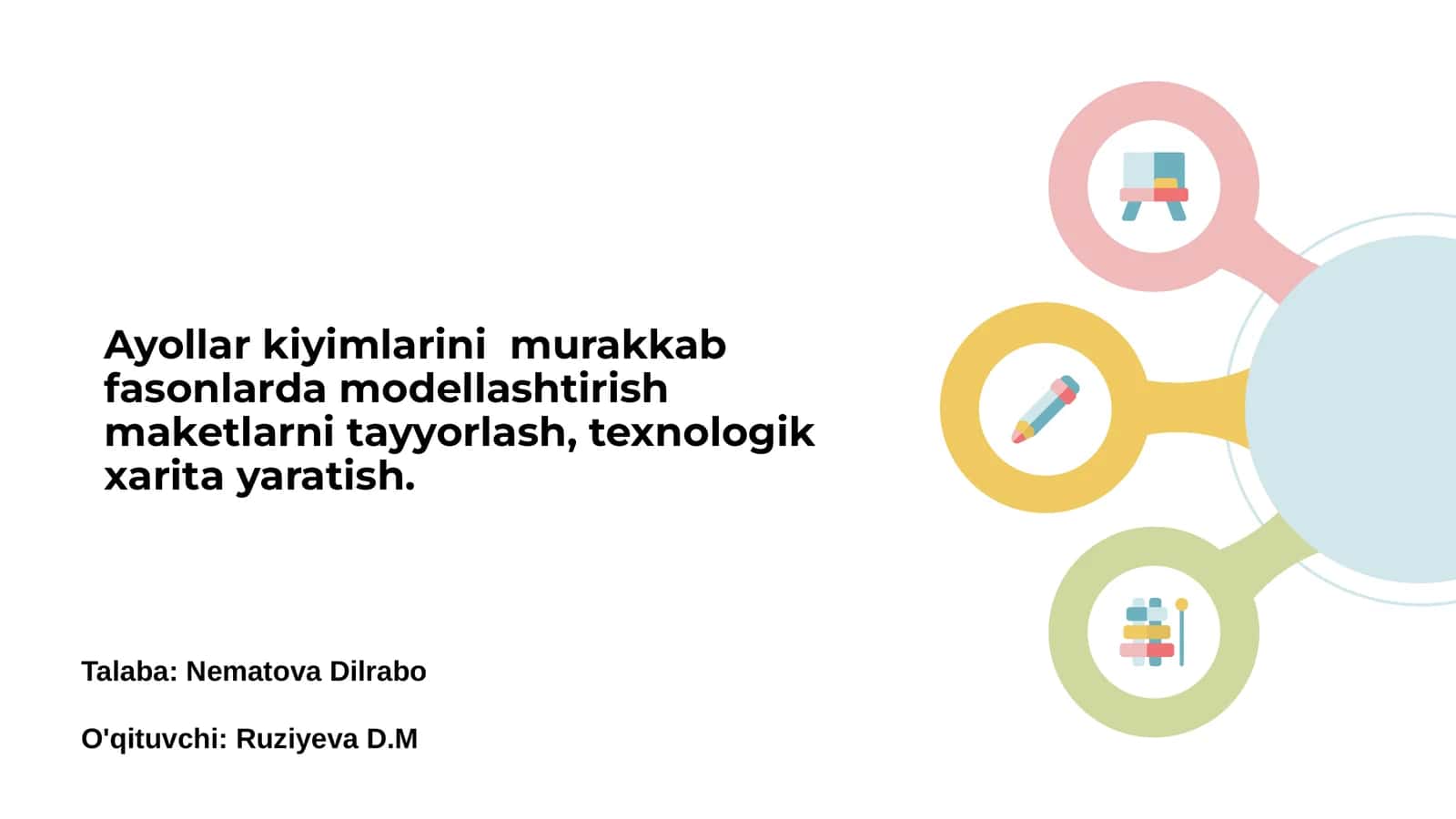 Ayollar kiyimlarini murakkab fasonlarda modellashtirish maketlari 1
