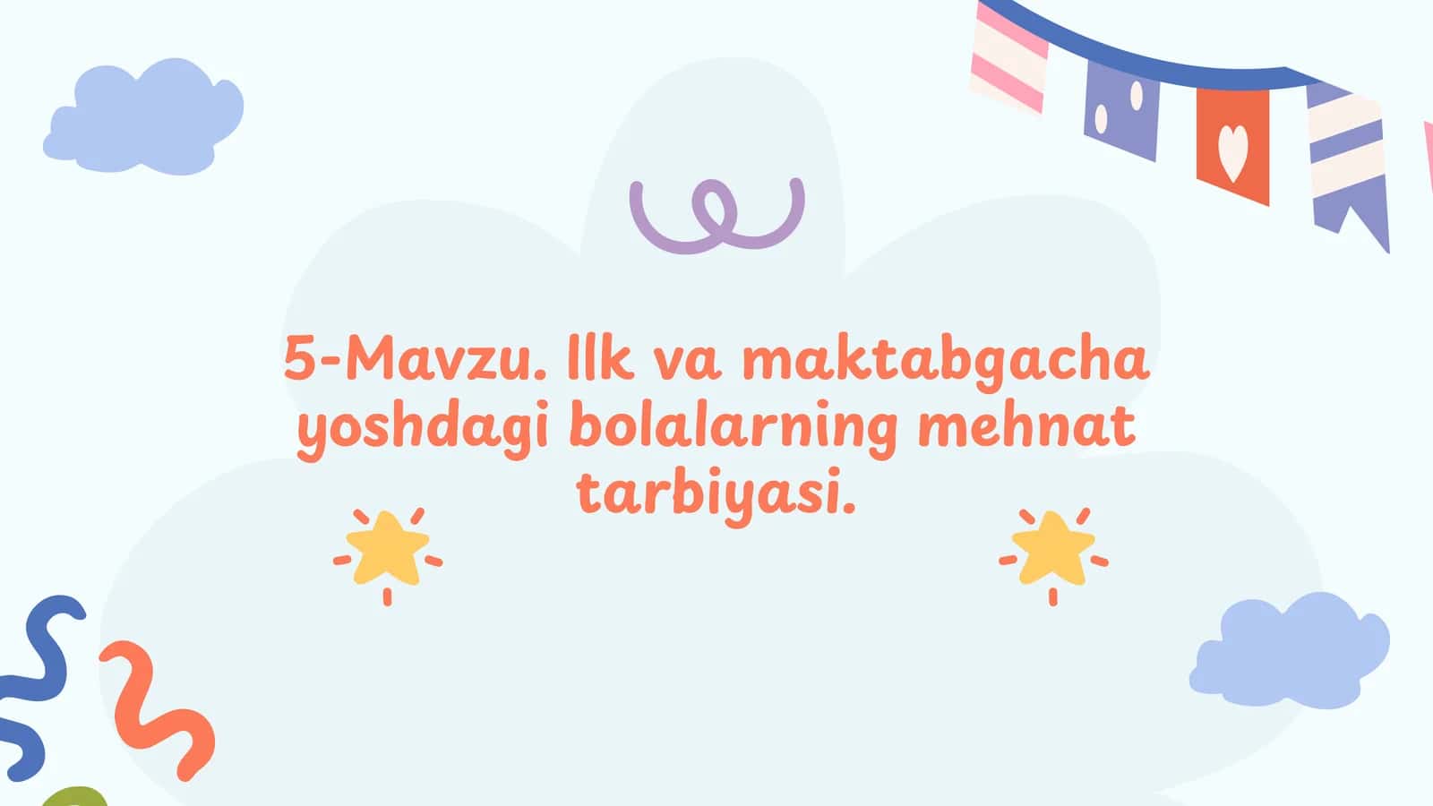 Ilk va maktabgacha yoshdagi bolalarning mehnat tarbiyasi 1