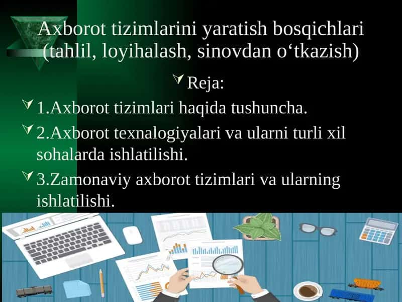 Axborot tizimlari 1