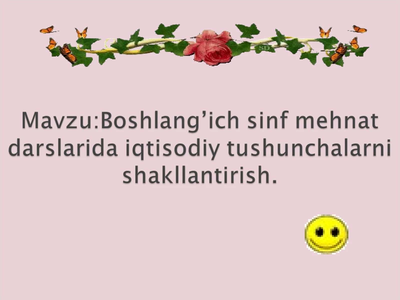 O’zbekiston Respublikasida uzluksiz iqtisodiy ta’lim-tarbiya konsepsiyasi 1