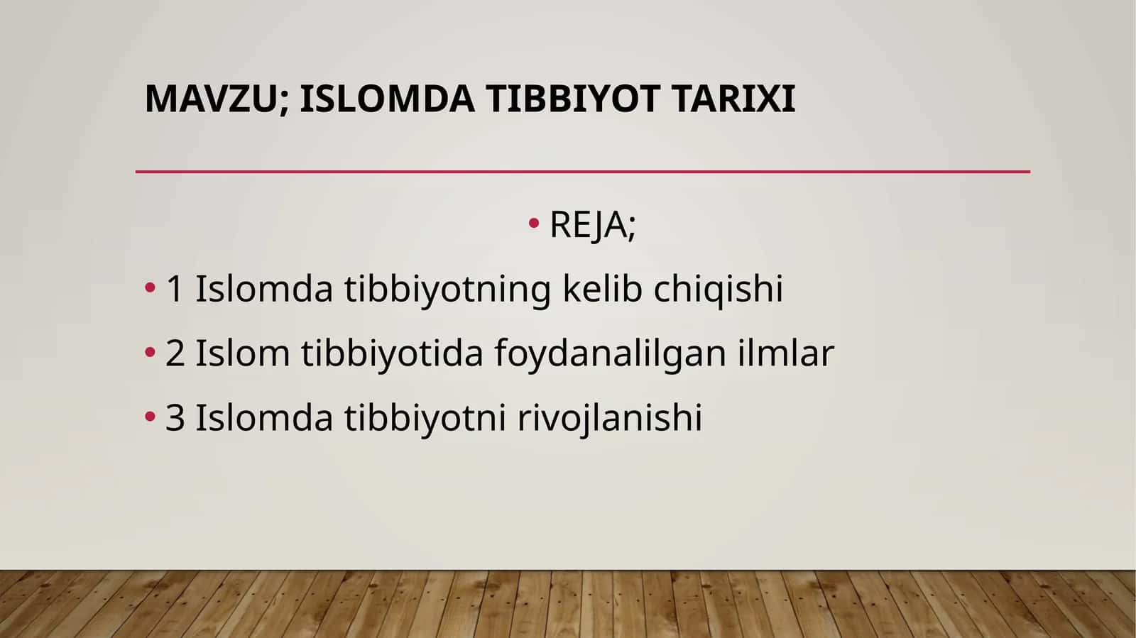 islomda tibbiyot tarixi 1