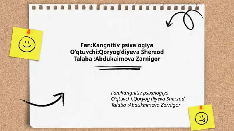 Kangnitiv psixalogiya 1