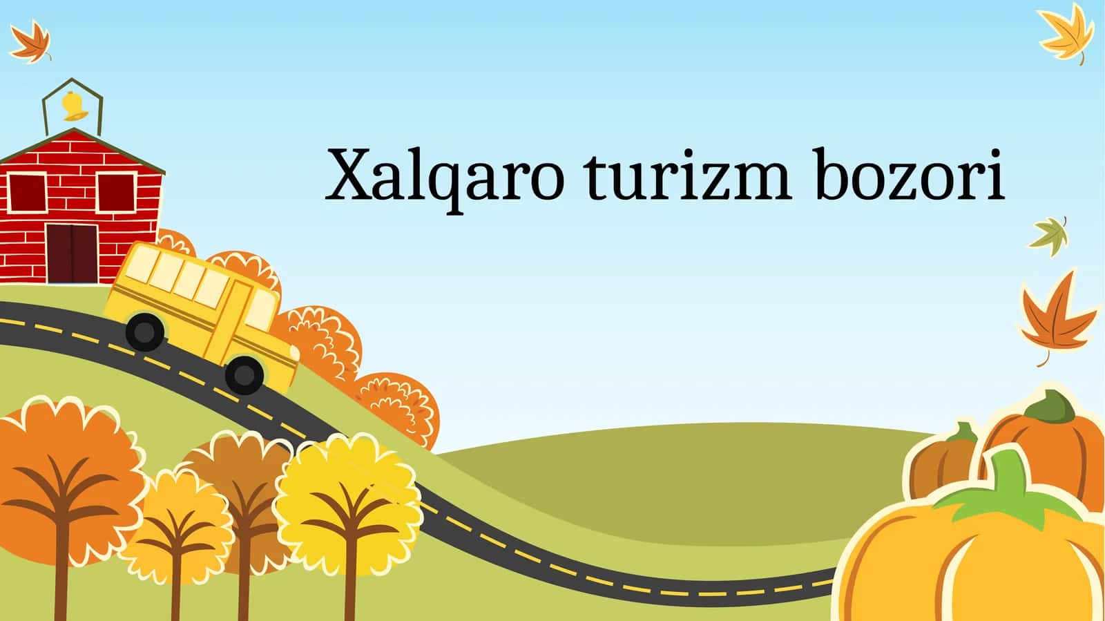 Xalqaro turizm bozori 1
