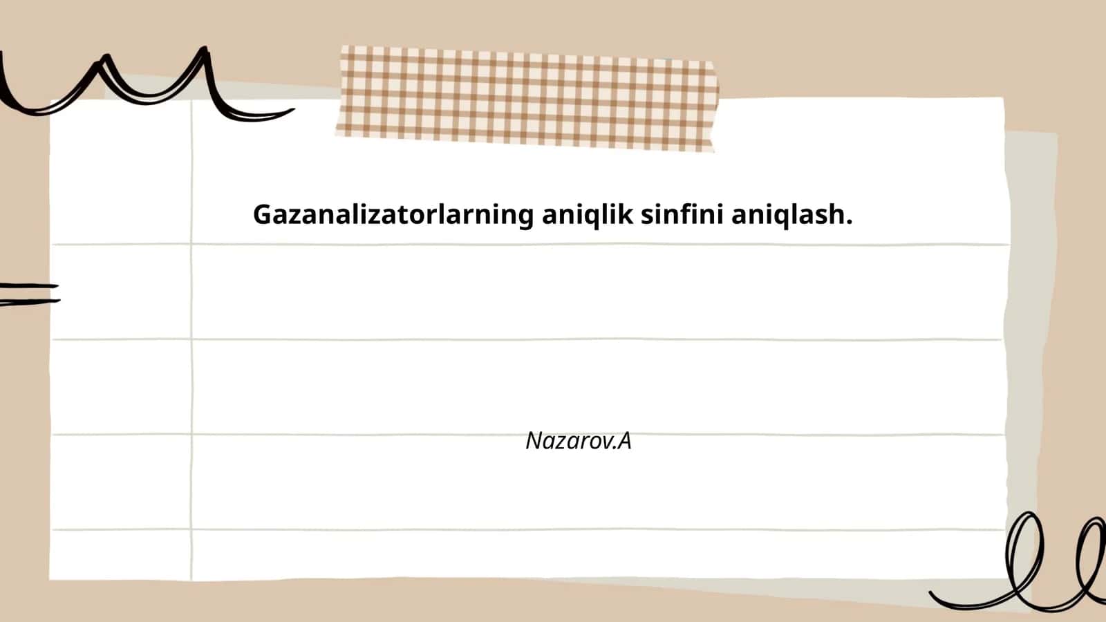 Gazanalizatorlarning aniqlik sinfi tushunchasi 1