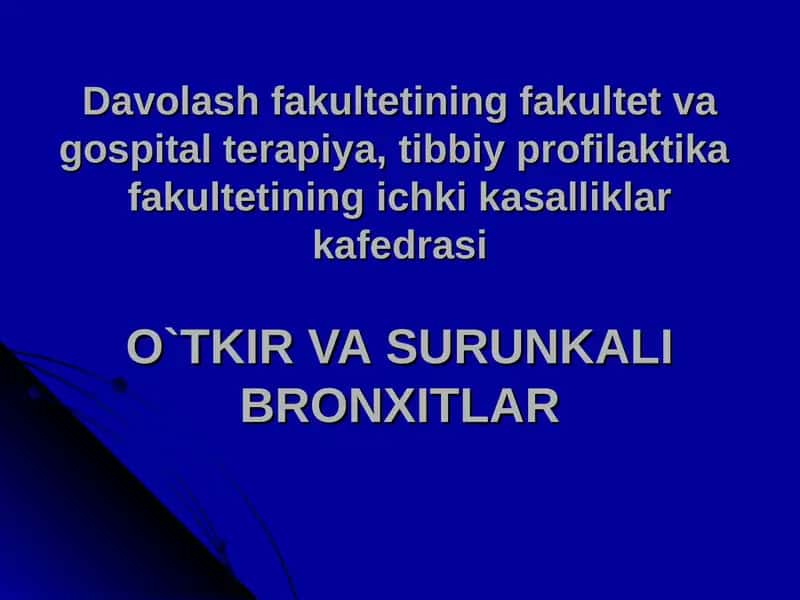 O`TKIR BRONXIT 1