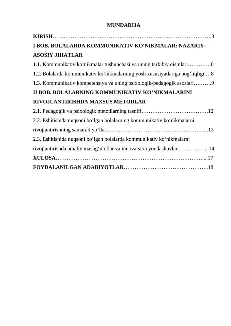 Bolalarning kommunikativ ko'nikmalarini rivojlantirishda maxsus metodlar 1