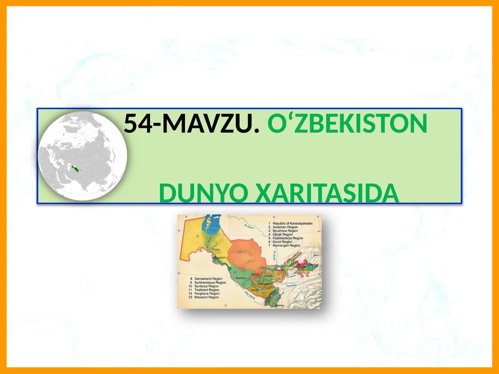 O'zbekistondunyo xaritasida 1