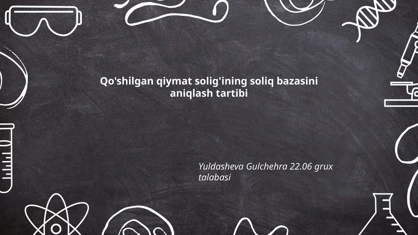 Qo'shilgan qiymat solig'ining soliq bazasini aniqlash tartibi 1