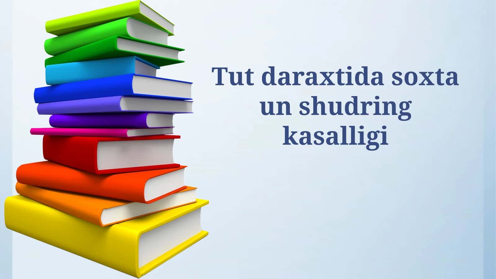 Tut daraxtida soxta unshudringkasalligi 1
