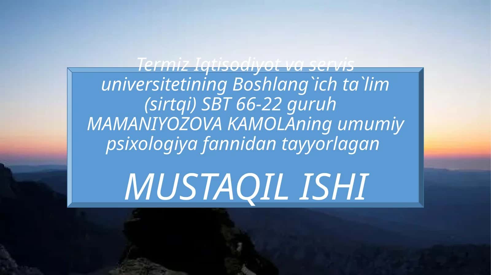 Faollik va motiv. Kreativlik ijodiy qobilyat va individual xususiyatlar o'rtasidagi bog'liqlik 1