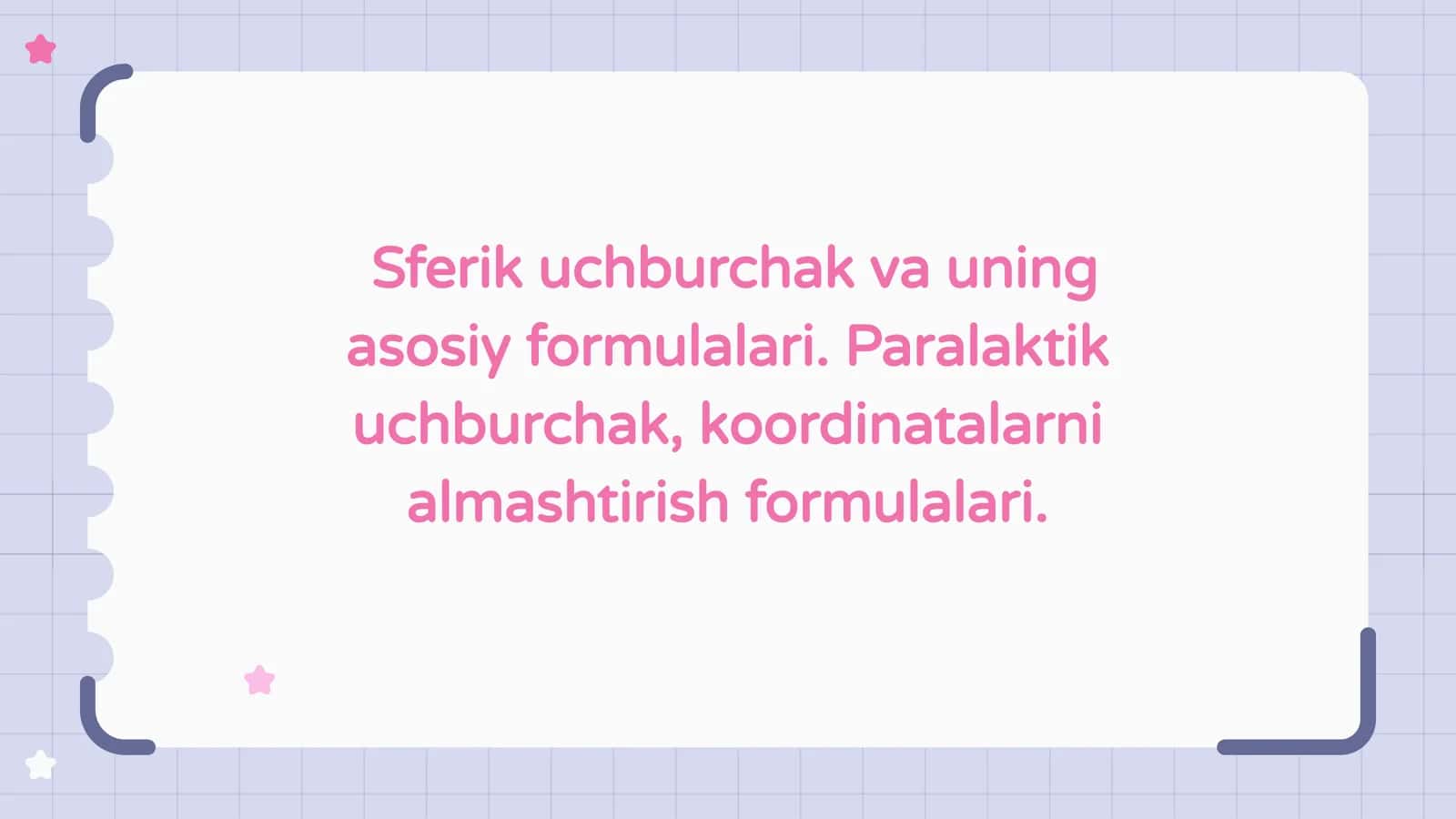 Sferik uchburchak va uning xususiyatlari 1