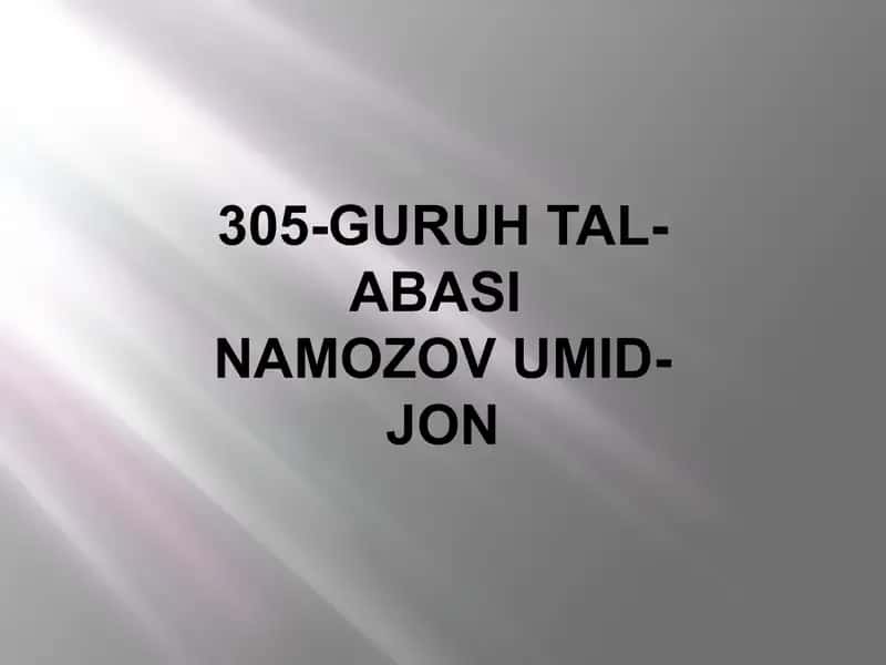 Chiniqtirish va Organizmning Oʻzgarishi 1