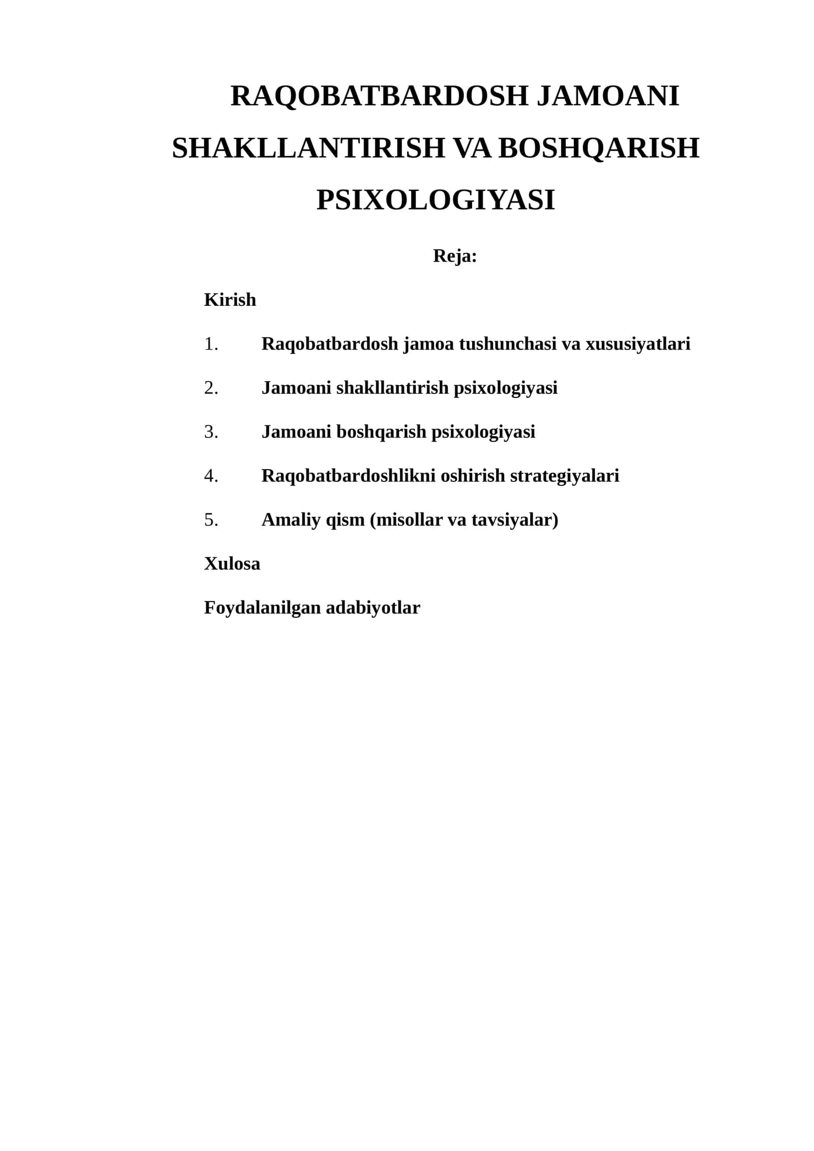 RAQOBATBARDOSH JAMOANI SHAKLLANTIRISH VA BOSHQARISH PSIXOLOGIYASI 1