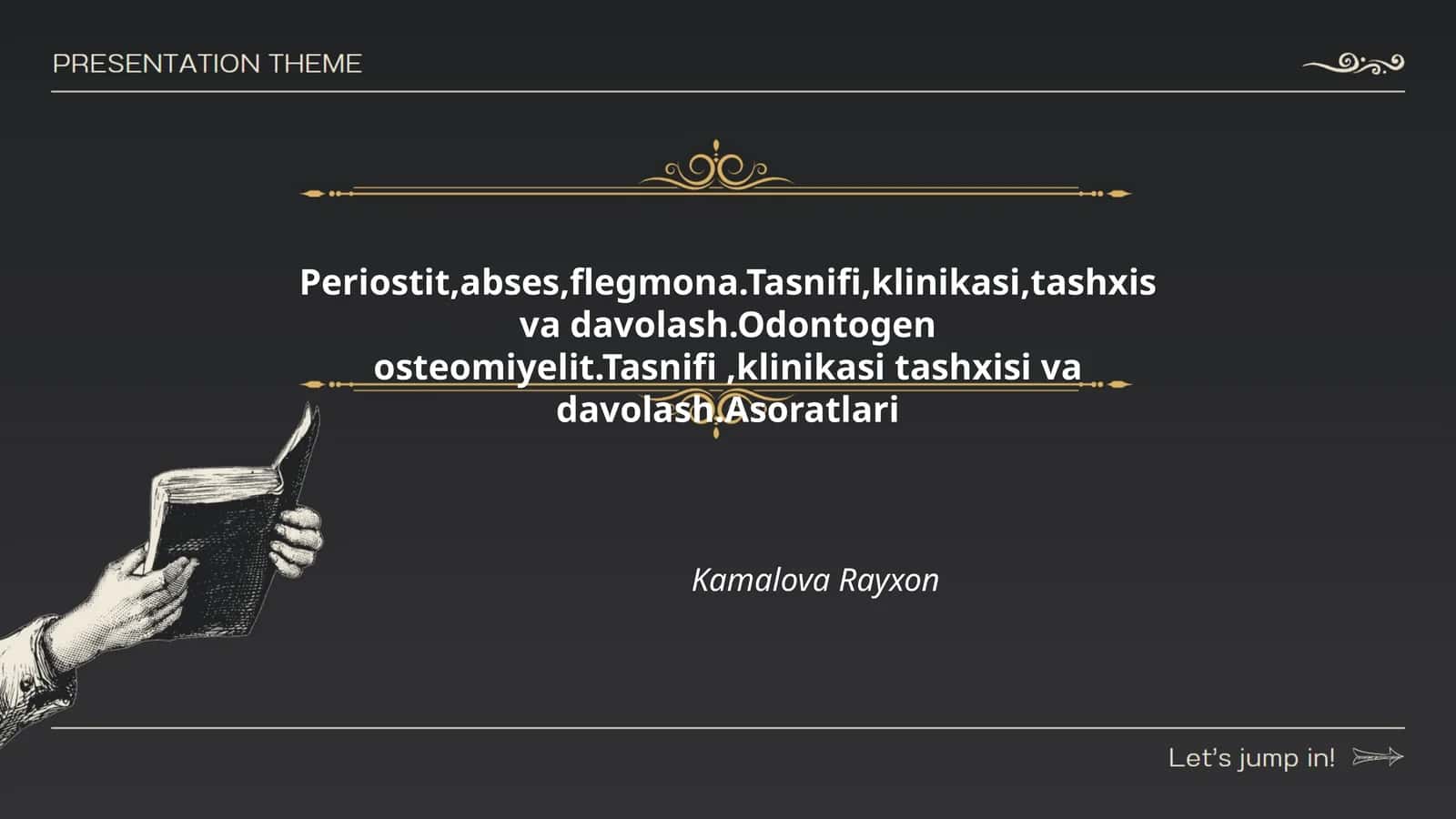 Periostit, abses, flegmona 1