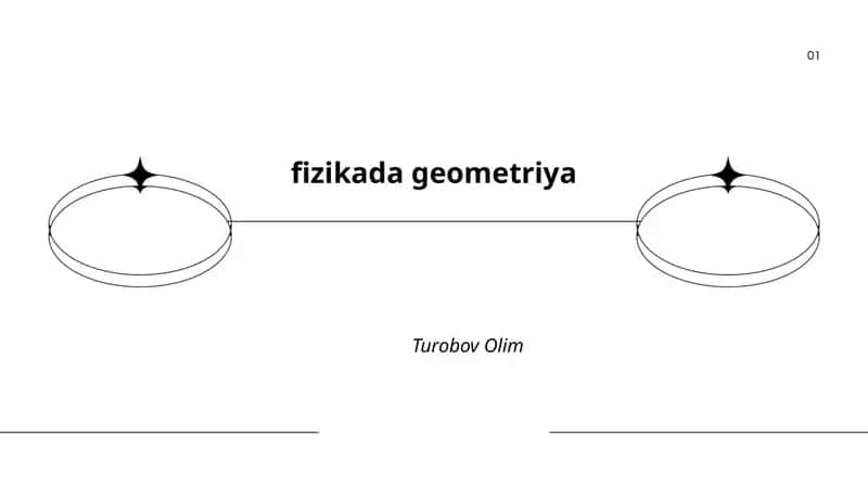 Evklid geometriyasi va klassik mexanikadagi fazoviy modellashtirish 1