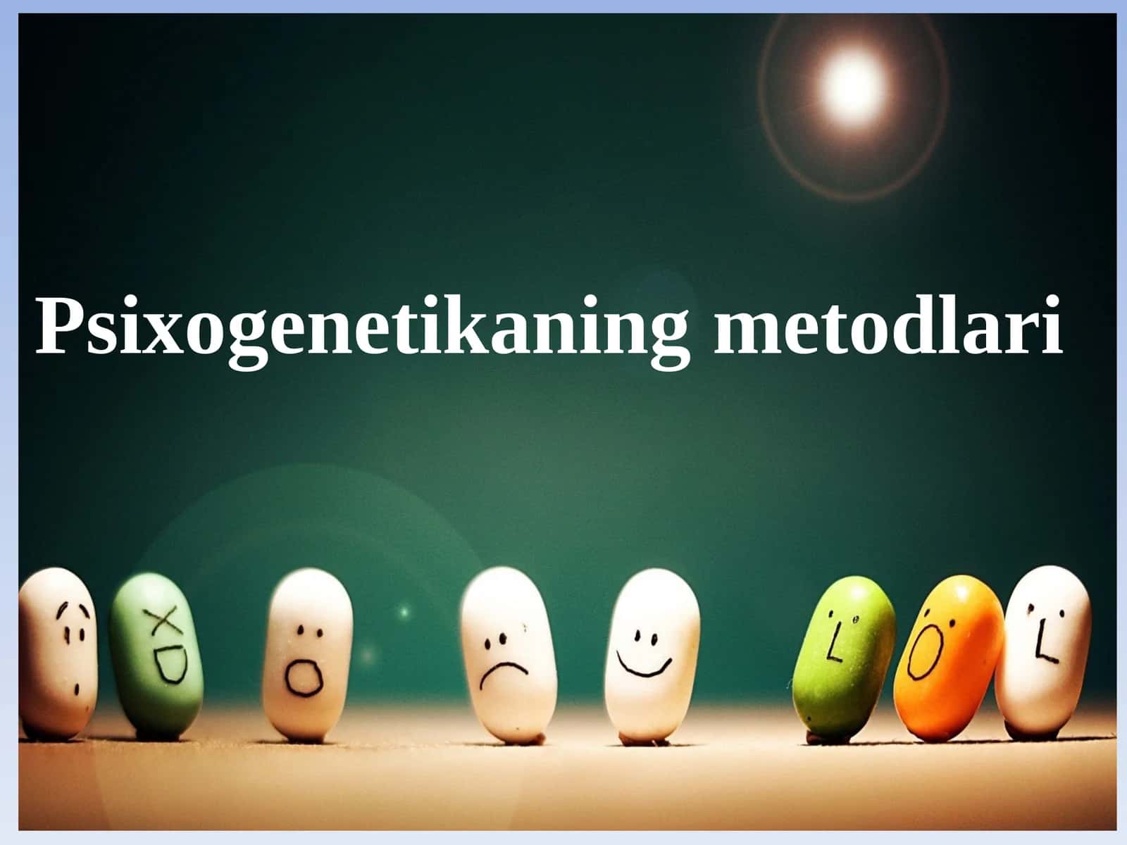 Psixogenetikaning metodlari 1