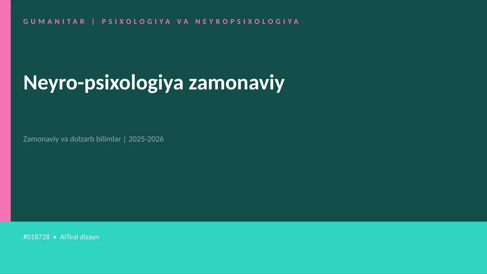 Neyro-psixologiya zamonaviy 1