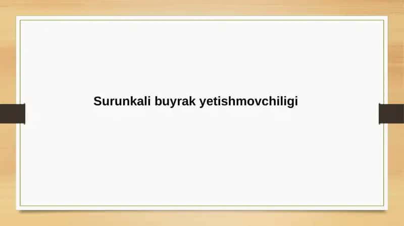Surunkali buyrak etishmovchiligi 1