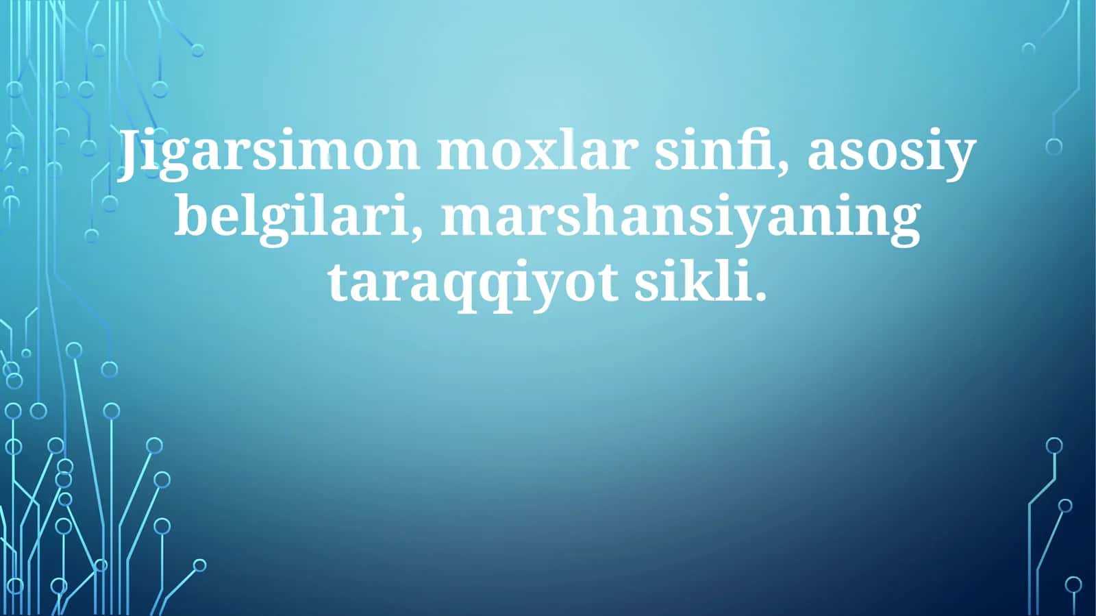 Jigarsimon Moxlar 1