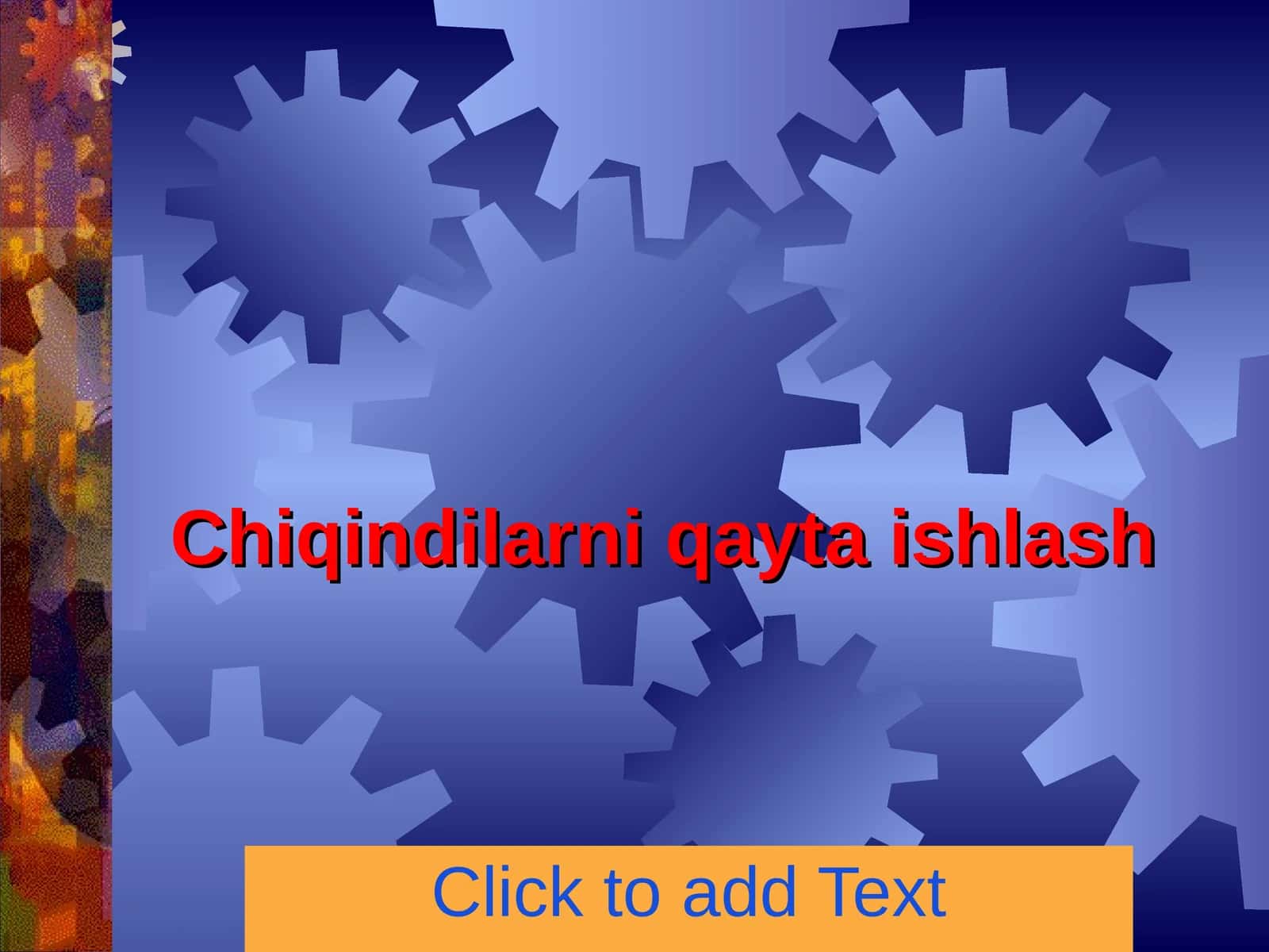 Chiqindilarni qayta ishlash 1