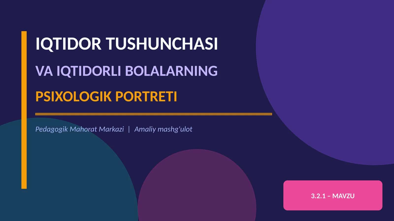 IQTIDOR TUSHUNCHASI VA IQTIDORLI BOLALARNING PSIXOLOGIK PORTRETI 1