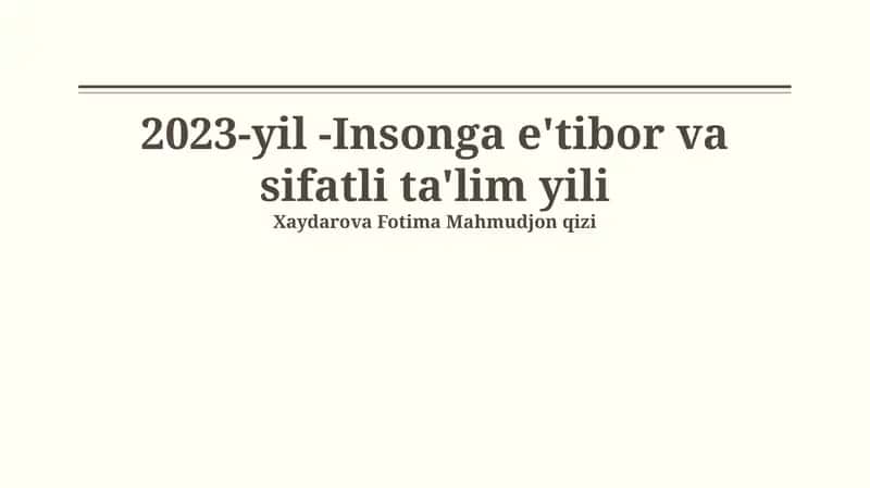 Diqqat Markazida Inson 1