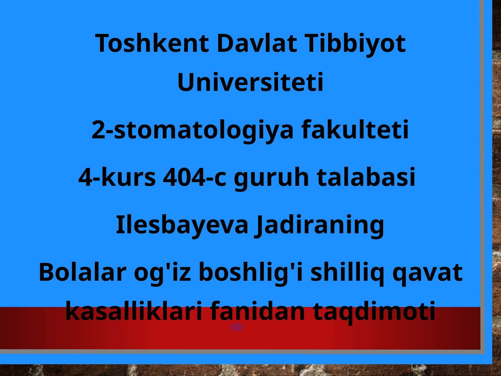 Bolalarda og'iz bo’shlig’ining blyoz yaralari belgilari 1