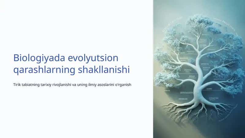 Evolyutsion qarashlar 1