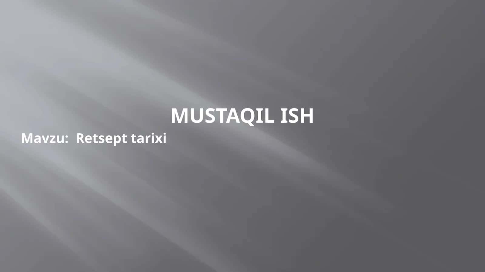 Retsepttarixi 1