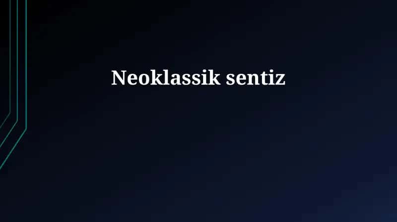 Neo-klassik modellar 1
