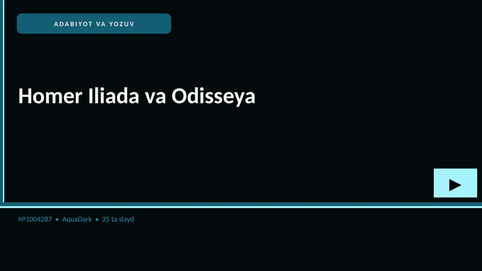 Homer Iliada va Odisseya 1