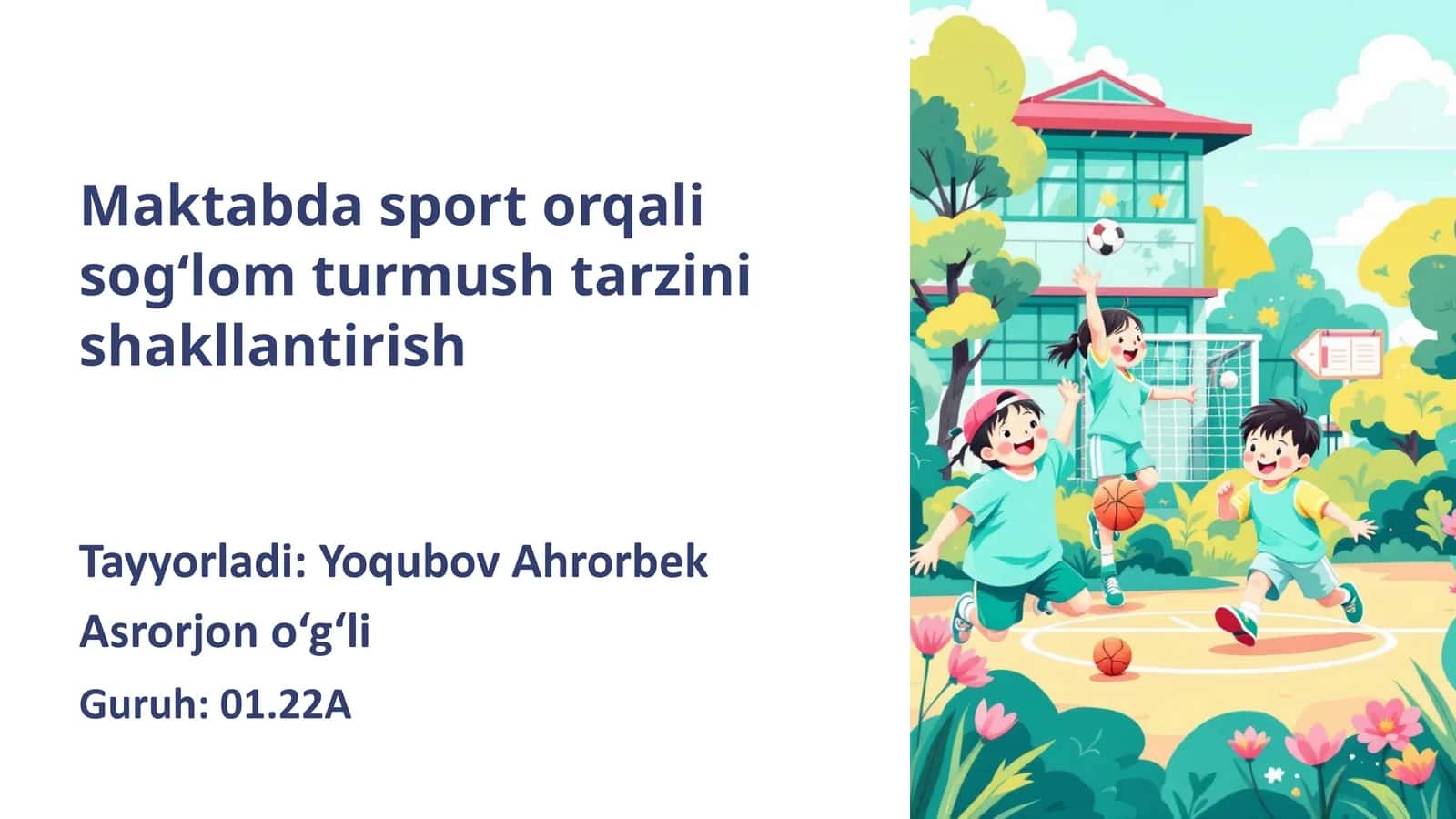 Sog‘lom turmush tarzi nima? 1