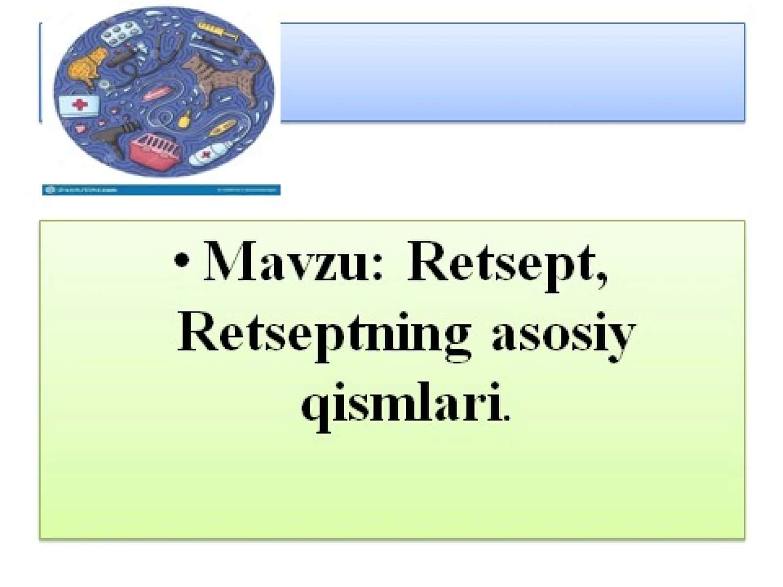 Retseptura fani 1