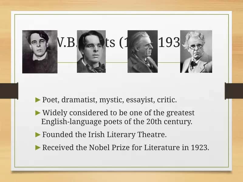 W.B. Yeats 1