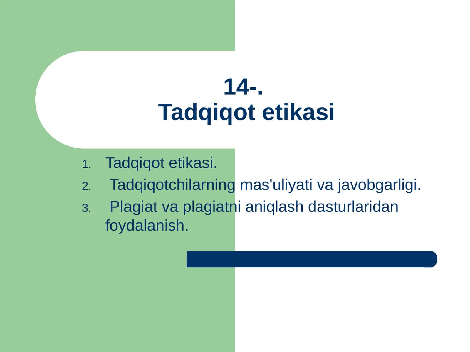 Tadqiqot etikasi 1