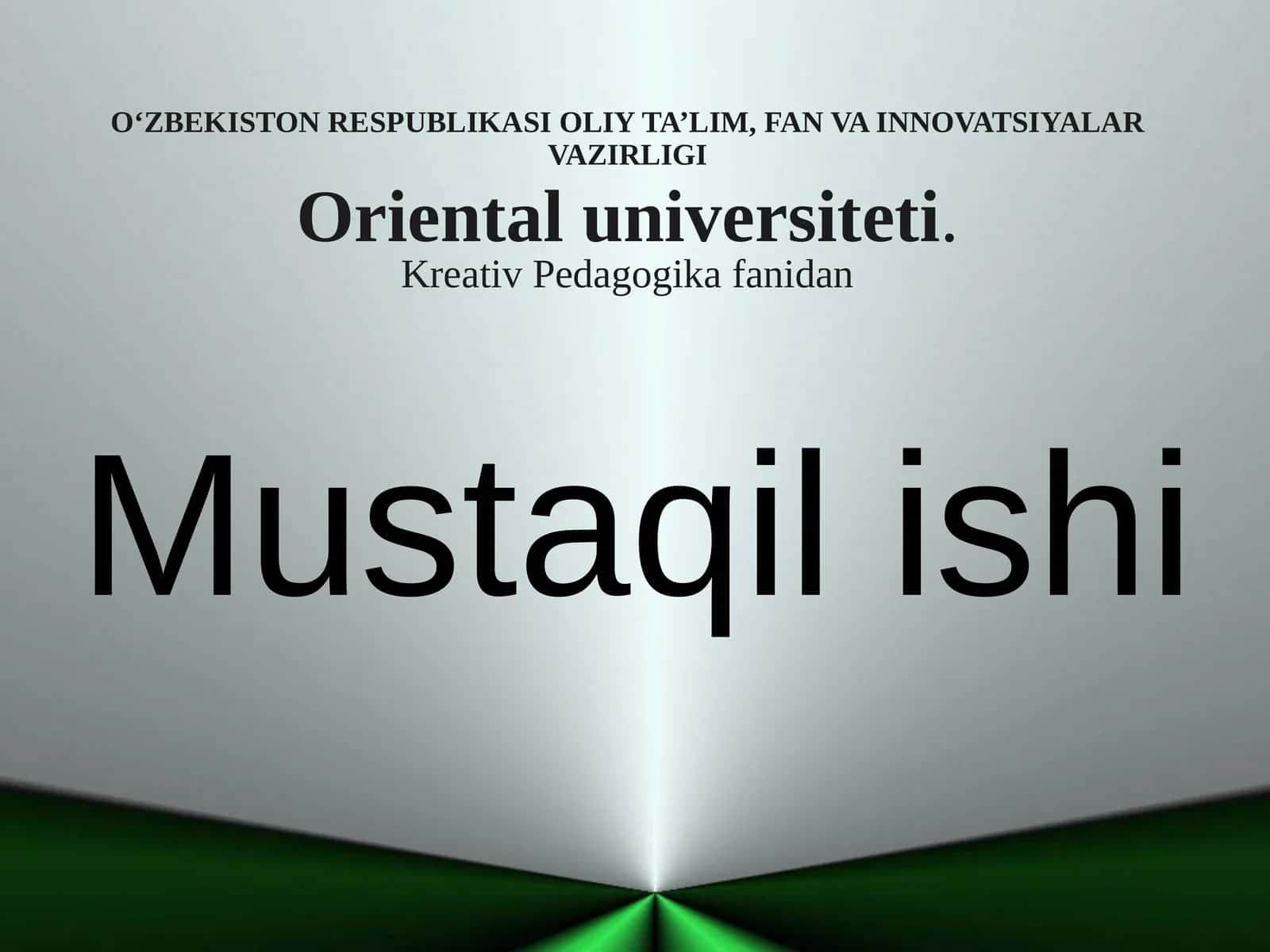 Tarbiya fanida muammoli ta'lim 1