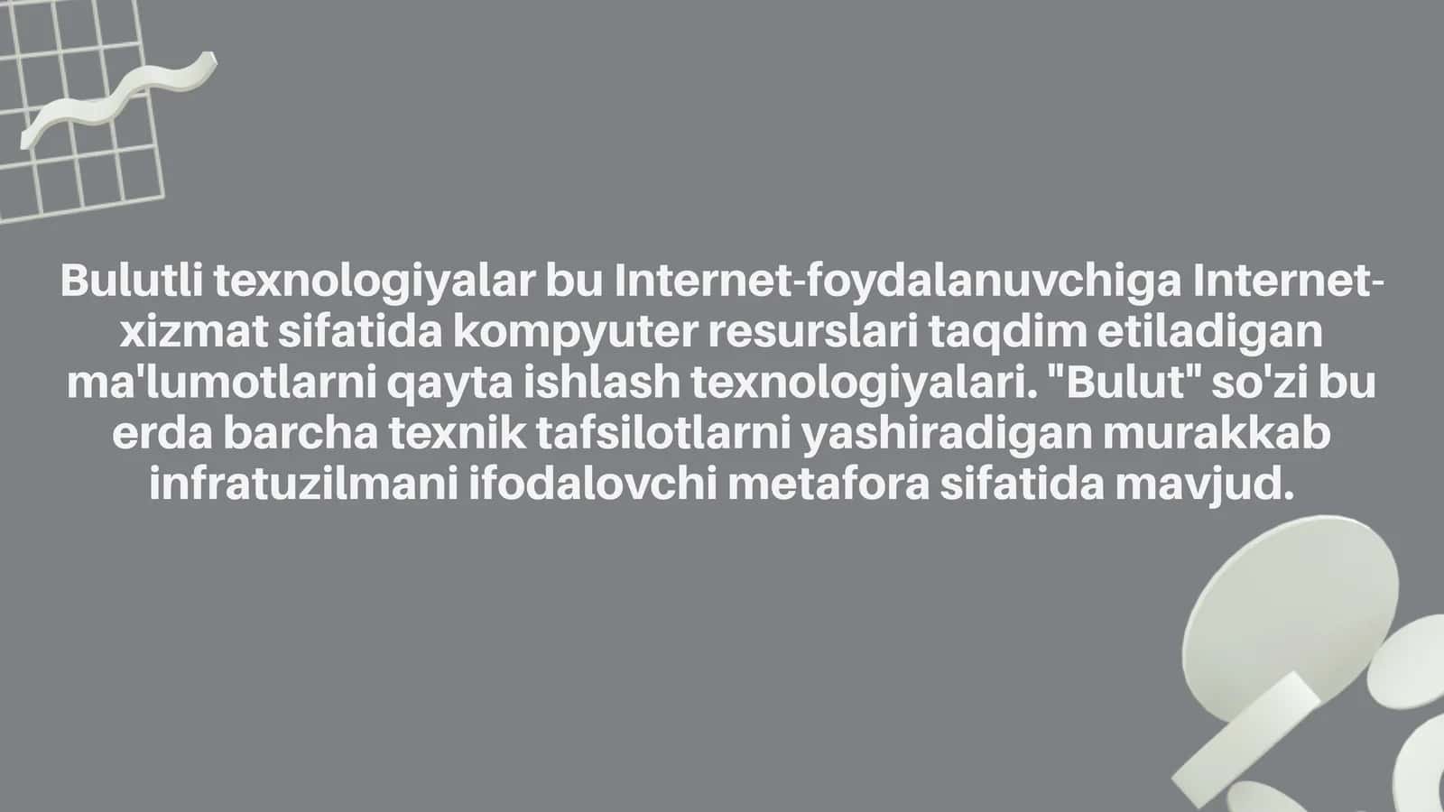 Bulutli Texnologiyalar 1
