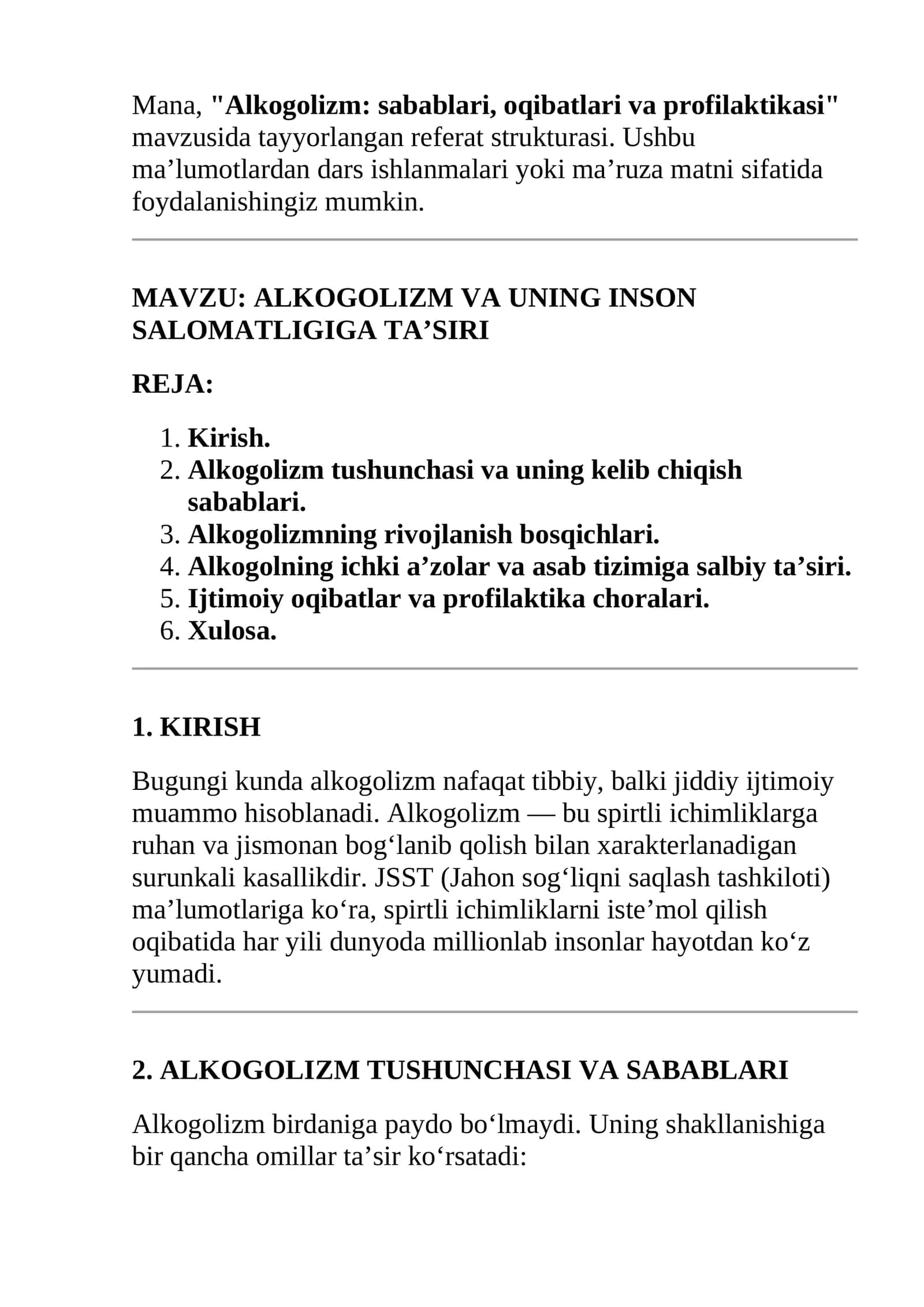 ALKOGOLIZM VA UNING INSON SALOMATLIGIGA TA’SIRI 1