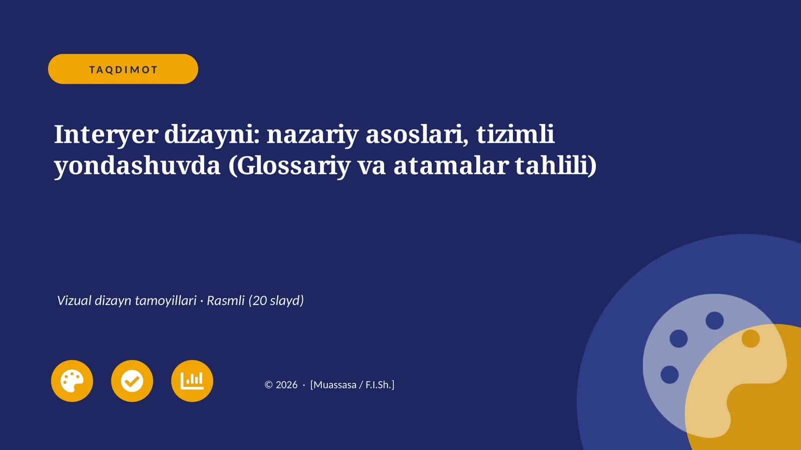 Interyer dizayni: nazariy asoslari, tizimli yondashuvda (Glossariy va atamalar tahlili) 1