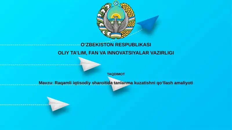 Raqamli iqtisodiyotda tanlab kuzatish 1