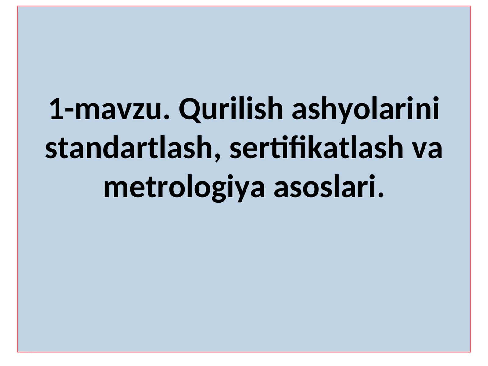 Arxitektura ashyoshunosligi 1