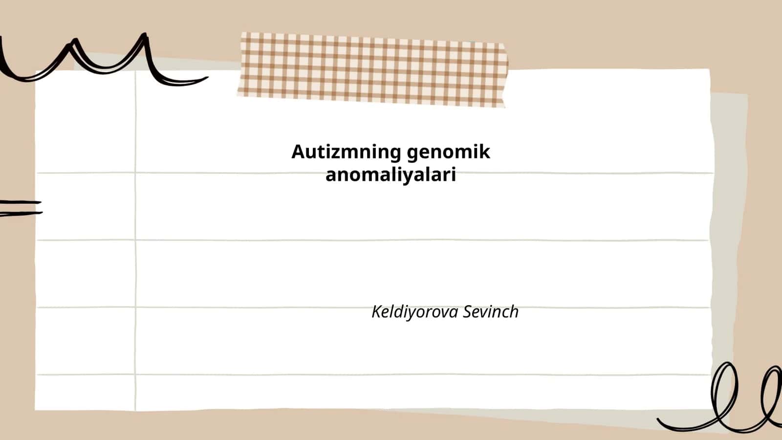 Autizmning genomik anomaliyalari 1